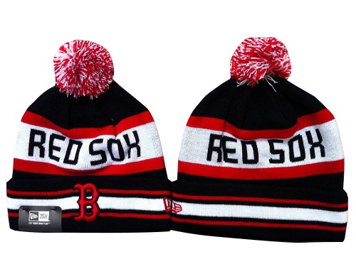 MLB Boston Red Sox Stitched Knit Beanies Hats 014