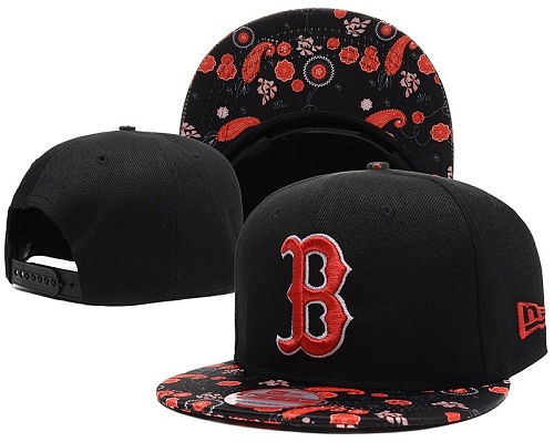 MLB Boston Red Sox Stitched Snapback Hats 037
