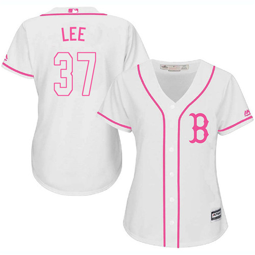 Women's Majestic Boston Red Sox #37 Bill Lee Authentic White Fashion MLB Jersey