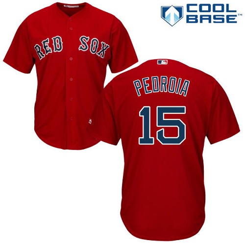 Dustin Pedroia Youth No Name Jersey - Boston Red Sox Replica Number Only  Kids Home Jersey