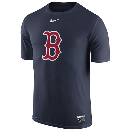 MLB Boston Red Sox Nike Authentic Collection Legend Logo 1.5 Performance T-Shirt - Navy