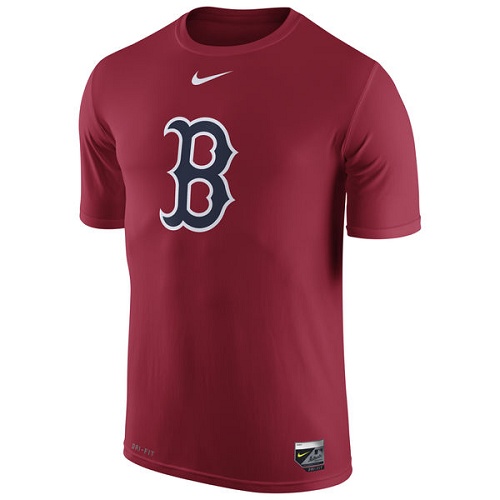 MLB Boston Red Sox Nike Authentic Collection Legend Logo 1.5 Performance T-Shirt - Red